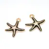 Nuevo colgante de estrella de mar vida marina gota de aceite collar pulsera pendiente material colgante DIY aleación accesorios de joyería