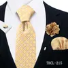 Corbata para Hombre, Pañuelo Cuadrado, Gemelos, Broche Set de 4 Piezas para Banquete de Negocios Decoración de Traje Camisa Corbata de Moda Fábrica Shengzhou