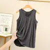 Chaleco de Modal para Mujer Holgado Talla Grande Sin Mangas Ropa de Abajo Interior Cubre Vientre de Mujer 200 Jin Gordita mm Tirantes Verano