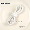 Corda de Couro Pingente Versátil Corrente para Pendurar Alça de Bolsa de Mão Corda Trançada Acessórios Roupa Chapéu Sapato Acessórios de Flor Corda com Núcleo Corda de Couro DIY