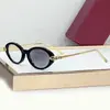 2026 Novos Óculos de Sol Femininos Estilo Oval Nerd Leopardo Transfronteiriços Ct0634, Óculos de Sol Masculinos Kajia Férias Cool