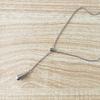 Fornecedor de eletricidade transfronteiriço atacado colar ajustável triângulo de aço inoxidável moda simples design Joker não desbota 36
