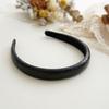 Diadema con estampado de serpiente, horquilla de esponja de cuero sintético con textura francesa, diadema para salidas de celebridades de Internet, accesorios para el cabello retro de Corea del Sur simples