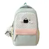 Mochila Fresca y Dulce Estilo Coreano para Estudiantes de Secundaria y Preparatoria, Mochila Versátil Casual Estilo Bosque para Viajes