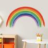 FX-E223 decoração de parede de fundo personalizada arco-íris para sala de estar embelezamento transformação de quarto infantil adesivo de parede autoadesivo atmosfera