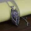 Pingente de aço titânio retrô hip hop moda europeia e americana personalidade homens e mulheres punk aço inoxidável pingente colar decoração XGN1994