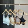 Leve e confortável respirável! Seda de amoreira sem aro costura de renda com sutiã tomara que caia de verão lingerie feminina S0818