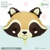 Globos de papel de aluminio con cabeza de animal linda estilo caricatura, nuevos, transfronterizos, decoraciones y suministros para fiestas de cumpleaños de niños y bebés