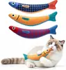 Juguete para gato: Pescado de Hierba Gatuna para Entretenimiento Propio, Palo Tira-Gatos Duradero y Resistente a Mordeduras, Juguete Realista de Pescado de Menta para Mascotas