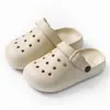 Zuecos Coreanos para Padres e Hijos, Sandalias de Verano de Moda para Exteriores de Eva Antideslizantes con Suela Suave, de Punta Cerrada para Parejas
