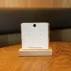 Tarjeta Colgante de PVC Tarjeta de Baratija Empaque de Cartón Pendientes Tachuelas Pinza para Oreja Tarjeta de Empaque de Cartón Estilo K Simple Se Puede Usar como Logotipo