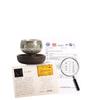 Conjunto de chá kung fu de alta qualidade em prata esterlina, uma chaleira e duas xícaras de cerâmica com detalhes em ouro e prata, presente para negócios, conjunto de chá portátil para viagem, presente companheiro