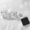 Tanque de Borracha Transparente Personalizado para Esmalte Prata Rotativo 5g15g30g Sub-embalagem de Esmalte Liner de Cobertura Total