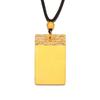 Colgante de la marca Shajin Ping'an Xiangyun Wuyi para hombre y mujer, nuevo colgante de collar de cadena de lana de primavera china de la marca Wuyi