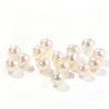 Mini pérolas naturais de água doce soltas, pérolas quase redondas, para pulseiras, colares e outras joias DIY; Contas soltas de pérola de Zhuji