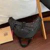 Outono 2026 Nova Bolsa de Ombro Único Elegante Personalidade Moda Design de Nicho Casual Textura Simples Transversal Bolsa Dumpling