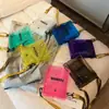 Saco de presente em PVC sacola tote a laser sacola de gelatina plástica sacola de presente de feriado sacola tote colorida em TPU personalizado