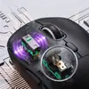 Ratón Bluetooth inalámbrico con logotipo personalizado, carga de modo dual, adecuado para escritorio y portátil, funcionamiento silencioso