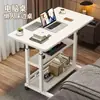 Mesita de noche, escritorio de computadora móvil con altura ajustable, escritorio simple para uso en el dormitorio, escritorio de estudio para estudiantes, escritorio de noche para residencias estudiantiles