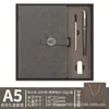 Caixa de Presente com Caderno A5 Transfronteiriço Conjunto Personalizado Bloco de Notas para Escritório Souvenir Simples Venda por Atacado