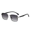 Nuevas Gafas de Sol Polarizadas de Alta Definición de Metal 9607 Gafas de Sol de Lujo Ligero para Negocios Gafas de Sol Casuales de Gama Alta para Hombre