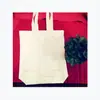 Suministro del fabricante Bolsa de compras en blanco para pintar a mano DIY Bolsa de lona Fresca Color sólido Graffiti Tote Hombro