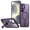 Adecuado para Samsung S25Ultra Refrigeración de Panal Soporte Magnético Funda para Teléfono Móvil A56 Malla A16 Cubierta Protectora Anticaídas 35