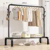 Tendedero de Ropa de Piso Vertical para Dormitorio Hogar Perchero Colgador Balcón Simple Engrosado Barra de Secado Tendedero