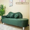 Sofá de tela para apartamentos pequeños, sala de estar moderna simple, vivienda de alquiler, tienda de ropa, chaise longue, sofá pequeño de dos plazas para dormitorio