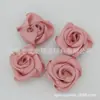 Rosa de Cinta de Poliéster de unos 2 cm Brotes Flores para Joyería Flores Hechas a Mano Accesorios para Ropa Accesorios para Juguetes