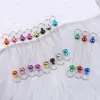 Llavero Creativo de Cuentas Hecho a Mano con Gradiente de Colores Colgante Accesorios Multicolor Opcional Bastón de Cuentas DIY Venta al por Mayor