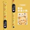 Suministro de Fábrica Pulsera LED Reloj con Impresión de Color de Anime para Estudiantes Hombres y Mujeres, Reloj Electrónico Táctil Impermeable con Estampado de Dibujos Animados Lindo