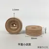 Rodas Pequenas de Madeira Maciça Rodas de Madeira Criativas Feitas à Mão Materiais para Fazer Modelos Artesanais DIY Acessórios para Brinquedo Carrinho