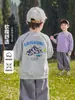 Moletom Crewneck Europeu Masculino 2026 Outono Nova Chegada Top Crianças Bebê Criança Pequena Roupas Infantis Estilo Primavera e Outono Roupas da Moda