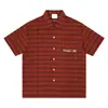 Camisa a Cuadros Retro Americana de Manga Corta para Hombre, Verano Casual de Corteholgado, Estilo para Viajar al Trabajo, Marca de Moda, Chaqueta Camisa de Capas Estilo Hong Kong
