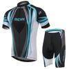 Traje de otoño y verano cómodo transpirable de caída rápida traje de manga corta absorción de humedad ropa de equitación verano hombres deportes se puede ajustar a la figura