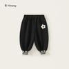 Ropa para Niños Youbao Pantalones para Niñas Primavera Estampado Floral Cintura Elástica Jogger con Cordones Pantalones Antimosquitos Pantalones Deportivos Casuales para Niñas