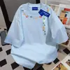 Camiseta Estilo Doce Cool Japonês Personalidade Gola Redonda Manga Curta Unissex Verão 2025 Estudante Versátil Casal Top Ins