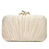 2025 Nuevo Clutch Plisado Transfronterizo Bolso de Noche Bolso de Banquete Bolso para Vestido de Noche para Damas Bolso de Noche para Boda