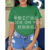 Camisetas lisas de exportação europeia e americana, Camisetas com pedido mínimo de uma peça, Camisetas com qualquer texto e padrão, Exportação spot transfronteiriça