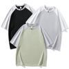 Camiseta de Manga Corta para Hombre 2025 Verano Nueva para Correr Cuello Redondo en V Top de Seda de Hielo Ropa de Fitness Bádminton Ropa Deportiva para Hombres