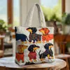 Modelo Nuevo 2026 Bolso de Hombro Acolchado de Algodón con Estampado Digital 3D de Moda para Tiendas Independientes Transfronterizas