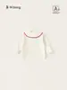 Ropa Infantil Bangxuan Colección Primavera 2026 Dulces Conjuntos para Niñas Camiseta Infantil para Niñas con Cuello de Muñeca Bordado Manga Larga