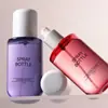 Botella de Body Spray Personalizada de Hombro Plano de 240 ml, Botella de Spray para Perfume Transparente PET de 100 ml, Botella de Spray Hidratante