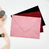 Envelopes de veludo flocado prontos, envelopes de convite multicoloridos, envelopes para convite de casamento, produtos de papel transfronteiriços, imprimíveis