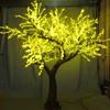 Luzes decorativas à prova d'água para áreas externas, luzes para pátio, árvores, gramado, luzes LED artificiais de flor de cerejeira, luzes luminosas para árvores