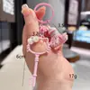 Pingente de Chave Colorido Macaron Gato KT Criativo Novo DIY Personalizado Moda Bolsa Chaveiro Chaveiro de Carro
