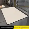 Tapete Rígido de Terra de Diatomáceas, Absorvente de Água, Tapete de Chão Antiderrapante, Tapete de Pé de Terra de Diatomáceas de Secagem Rápida para Entrada de Banheiro, Lavatório, Vaso Sanitário e Uso no Chuveiro