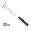 Garfo para Fondue de Queijo Chocolate Aço Inoxidável Conjunto de 6 Peças Cabo de Plástico Colher para Molho Garfo Colher de Chocolate terno