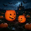 Cubo de Calabaza Nuevo Transfronterizo Portátil Accesorio de Cosplay Halloween Regalo para Niños Decoración Cubo de Dulces Recepción del Centro Comercial Barra